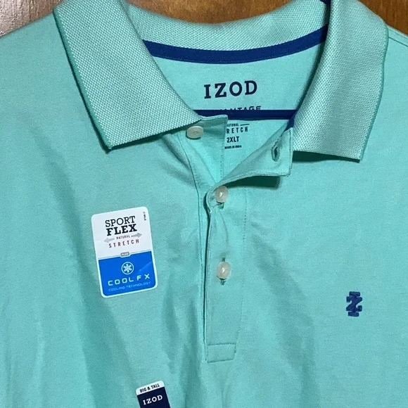 🆕 IZOD - ADVANTAGE PERFORMANCE- NATURAL STRETCH (2XLT) COOLING TECHNOLOGY 🆕 - Picture 2 of 6